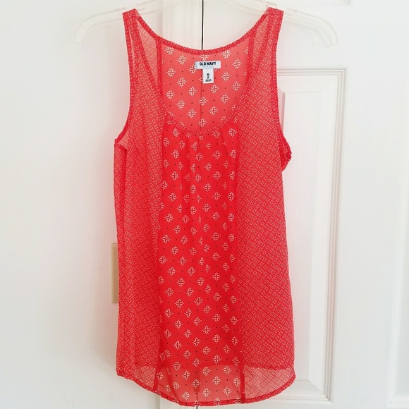 Old Navy Casual Tank Top Sleeveless Cute Spring - Picture 1 of 3